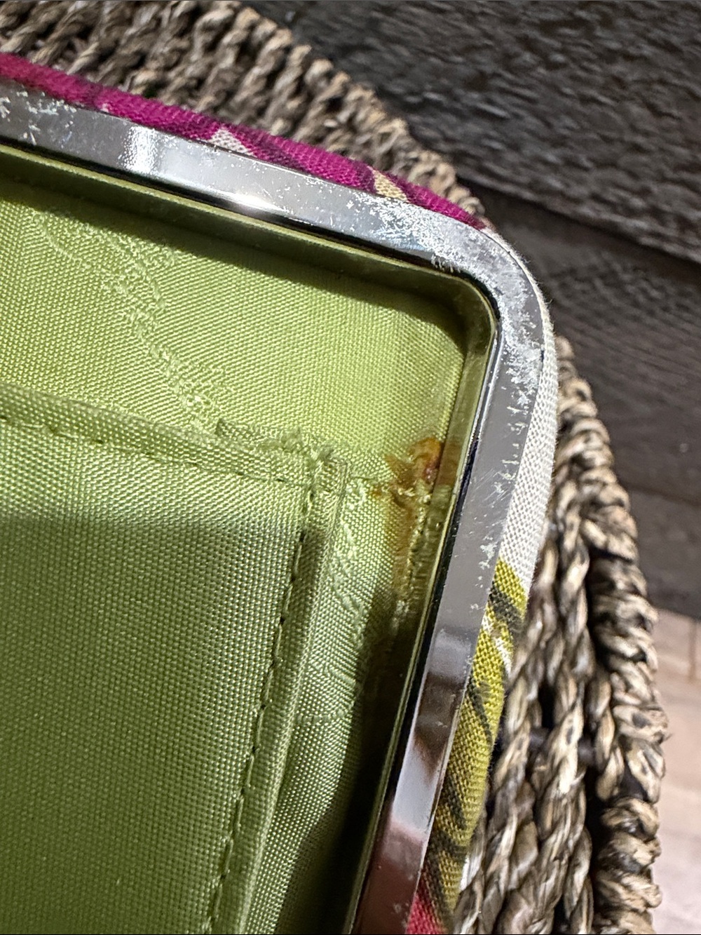 Vera Bradley Hello Dahlia Pattern Opera Wallet Style Clutch Designer Fall 2010 - Picture 11 of 16